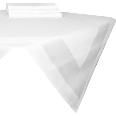 ZOLLNER 4 Toalhas de mesa, 100% algodão, 100 x 100 cm, outras medidas, ondas acetinadas ZOLLNER 4 Toalhas de mesa, 100% algodão, 100 x 100 cm, outras medidas, ondas acetinadas