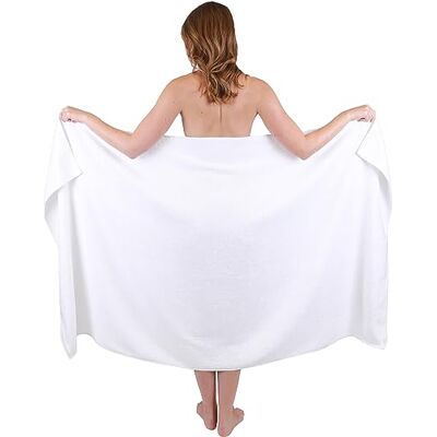 Betz Toalha de banho Sauna XXL Dresden 100% algodão tamanhos diferentes branco tamanho 100 cm x 180 cm Betz Toalha de banho Sauna XXL Dresden 100% algodão tamanhos diferentes branco tamanho 100 cm x 180 cm