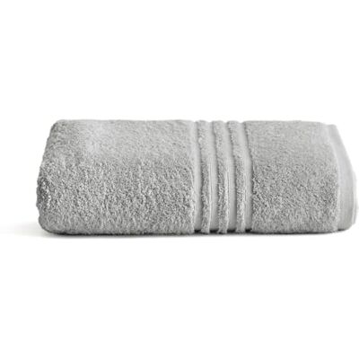 BOHEME Toalha de banho grande premium cinzento pérola 100 x 150 cm 100% algodão 700 g/m². Macio, absorvente, de secagem rápida e lavável na máquina. BOHEME Toalha de banho grande premium cinzento pérola 100 x 150 cm 100% algodão 700 g/m². Macio, absorvente, de secagem rápida e lavável na máquina.