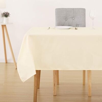 Deconovo Toalha de Mesa Quadrada 130 x 130 cm Bege Deconovo Toalha de Mesa Quadrada 130 x 130 cm Bege