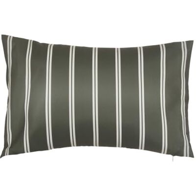 ATMOSPHERA CREATEUR D'INTERIEUR Atmosphera Fronha de almofada de exterior tileo 50 x 30 cm riscas verde-escuro ATMOSPHERA CREATEUR D'INTERIEUR Atmosphera Fronha de almofada de exterior tileo 50 x 30 cm riscas verde-escuro