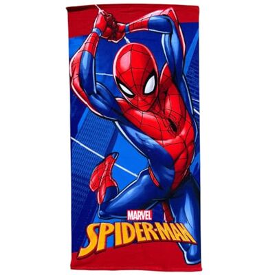 Cartoon Toalha de praia infantil Spider-Man 70 x 140 cm toalha de microfibra 100 % poliéster secagem rápida toalha de praia piscina Marvel ideia de presente super-herói Cartoon Toalha de praia infantil Spider-Man 70 x 140 cm toalha de microfibra 100 % poliéster secagem rápida toalha de praia piscina Marvel ideia de presente super-herói