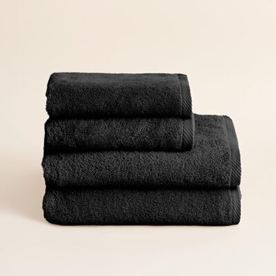 BOHEME Conjunto de 4 Toalhas de Duche Serenity Preto 2(50x100) + 2(70x140) 100% Algodão Penteado 600 g/m² Macias, Absorventes e de Secagem Rápida Laváveis na Máquina Uso Diário Incluye 2(50x100 cm) y 2(70x140 cm). 100% algodón peinado. Sua BOHEME Conjunto de 4 Toalhas de Duche Serenity Preto 2(50x100) + 2(70x140) 100% Algodão Penteado 600 g/m² Macias, Absorventes e de Secagem Rápida Laváveis na Máquina Uso Diário Incluye 2(50x100 cm) y 2(70x140 cm). 100% algodón peinado. Sua