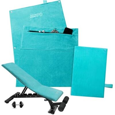 POWER GUIDANCE Conjunto de toalhas desportivas para fitness, ultra absorvente e compacta, toalha desportiva de microfibra com fecho de correr para ginásio e treino, extra suave, lavável na máquina (verde) POWER GUIDANCE Conjunto de toalhas desportivas para fitness, ultra absorvente e compacta, toalha desportiva de microfibra com fecho de correr para ginásio e treino, extra suave, lavável na máquina (verde)