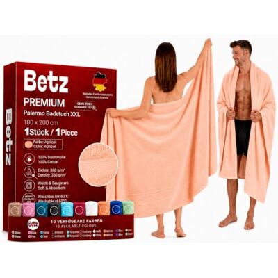 Betz Toalha de banho XXL palermo 100% algodão 100 x 200 cm cor damasco Betz Toalha de banho XXL palermo 100% algodão 100 x 200 cm cor damasco
