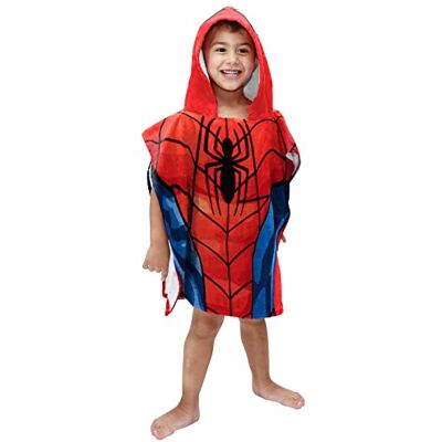 Jay Franco Poncho com capuz para crianças, toalhas de banho e praia Jay Franco Poncho com capuz para crianças, toalhas de banho e praia