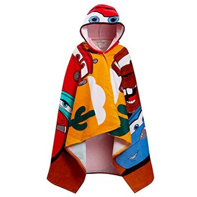 Disney - Cars Hooded Towel - Lightning McQueen - Hooded Towel Disney - Cars Hooded Towel - Lightning McQueen - Hooded Towel