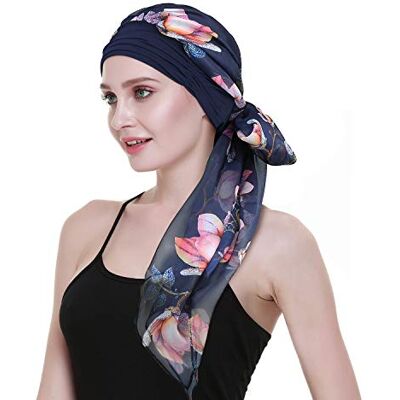 FocusCare Turbante para mulheres em tratamento com quimioterapia para o cancro com confortável tecido de bambu, Headwear Talla única Luxury Burgundy FocusCare Turbante para mulheres em tratamento com quimioterapia para o cancro com confortável tecido de bambu, Headwear Talla única Luxury Burgundy