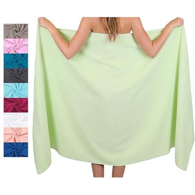 Betz Toalha de banho XXL palermo 100% algodão 100 x 200 cm, cor verde Betz Toalha de banho XXL palermo 100% algodão 100 x 200 cm, cor verde