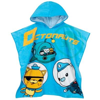 Octonauts Toalha de poncho com capuz Toalha de poncho com capuz tamanho único azul Octonauts Toalha de poncho com capuz Toalha de poncho com capuz tamanho único azul