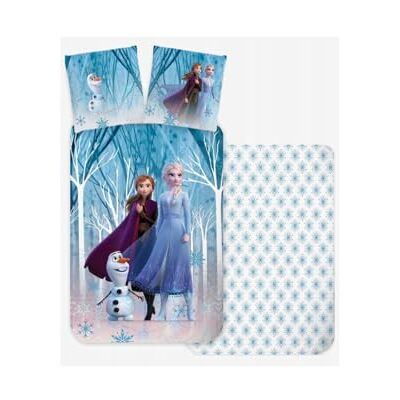 BrandMac Conjunto de capa nórdica de 100 x 135 cm e fronha de almofada de 40 x 60 cm, com Olaf, Elsa e Anna, para cama pequena Ropa de cama bebé reversible Algodón natural suave transpirable Disney Niña 0-3 Cuna Regalo Lavable a máquina BrandMac Conjunto de capa nórdica de 100 x 135 cm e fronha de almofada de 40 x 60 cm, com Olaf, Elsa e Anna, para cama pequena Ropa de cama bebé reversible Algodón natural suave transpirable Disney Niña 0-3 Cuna Regalo Lavable a máquina