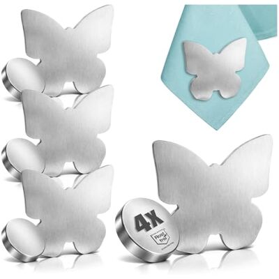 com-four ® 4 x pesos toalha de mesa magnética, aço inoxidável, pinças clipes de fixação de mesa com-four ® 4 x pesos toalha de mesa magnética, aço inoxidável, pinças clipes de fixação de mesa