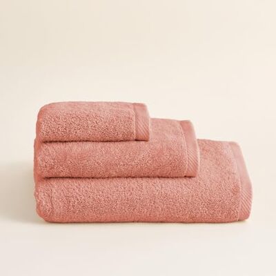 BOHEME Conjunto de 3 toalhas Serenity salmão com toalha de banho grande Inclui 1 (30 x 50 cm), 1 (50 x 100 cm) e 1 (100 x 150 cm). 100% algodão penteado. Macio e absorvente. BOHEME Conjunto de 3 toalhas Serenity salmão com toalha de banho grande Inclui 1 (30 x 50 cm), 1 (50 x 100 cm) e 1 (100 x 150 cm). 100% algodão penteado. Macio e absorvente.
