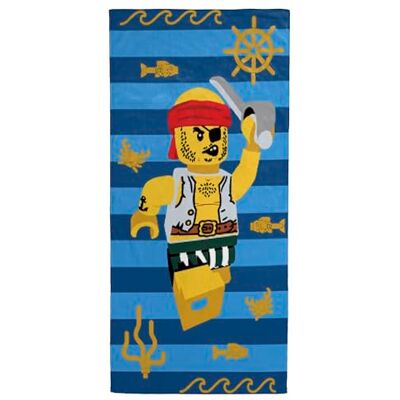 Jay Franco Kids Lego Toalha de praia Lego 71 x 147 cm toalha de banho super macia, piscina e viagem, produto com licença oficial, azul Jay Franco Kids Lego Toalha de praia Lego 71 x 147 cm toalha de banho super macia, piscina e viagem, produto com licença oficial, azul