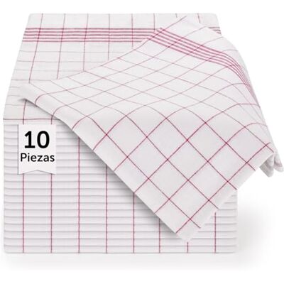 Blumtal panos de cozinha algodão 50 x 70 cm em conjunto de 10 panos de cozinha 100 % algodão, panos de cozinha para secar super absorventes, panos de cozinha algodão Kitchen Towels panos Blumtal panos de cozinha algodão 50 x 70 cm em conjunto de 10 panos de cozinha 100 % algodão, panos de cozinha para secar super absorventes, panos de cozinha algodão Kitchen Towels panos