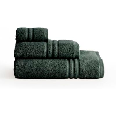 BOHEME Conjunto de 3 toalhas premium verde escuro com toalha de duche Inclui 1 (30 x 50 cm), 1 (50 x 100 cm) e 1 (70 x 140 cm). 100% algodão 700 g/m². Macio e absorvente. BOHEME Conjunto de 3 toalhas premium verde escuro com toalha de duche Inclui 1 (30 x 50 cm), 1 (50 x 100 cm) e 1 (70 x 140 cm). 100% algodão 700 g/m². Macio e absorvente.