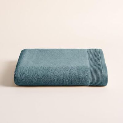 BOHEME Toalha de banho grande Harmony azul petróleo 100 x 150 cm 100% algodão zero Twist 600 g/m². Macio, absorvente, de secagem rápida e lavável na máquina. BOHEME Toalha de banho grande Harmony azul petróleo 100 x 150 cm 100% algodão zero Twist 600 g/m². Macio, absorvente, de secagem rápida e lavável na máquina.