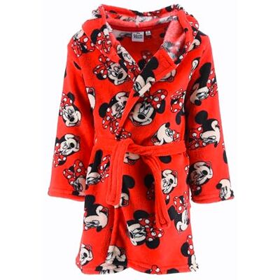Disney Minnie Mouse Roupão para Meninas, Roupão de Casa Suave, Roupão de Estar em Casa Infantil, Roupão de Casa, Presente para Meninas, Tamanhos 3 a 8 Anos, Vermelho Disney Minnie Mouse Roupão para Meninas, Roupão de Casa Suave, Roupão de Estar em Casa Infantil, Roupão de Casa, Presente para Meninas, Tamanhos 3 a 8 Anos, Vermelho