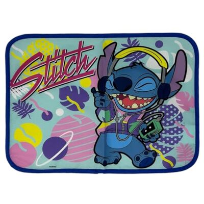 Cartoon Toalha de mesa individual de tecido impermeável, lavável, resistente ao calor, não absorve, 40 x 30 cm, 100% poliéster (Stitch) Cartoon Toalha de mesa individual de tecido impermeável, lavável, resistente ao calor, não absorve, 40 x 30 cm, 100% poliéster (Stitch)