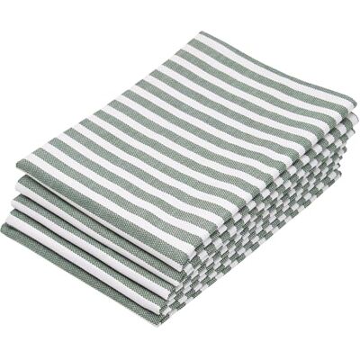 ZOLLNER Conjunto de 5 panos de cozinha de algodão em 50 x 70 cm, panos de cozinha muito absorventes e duradouros, lavável até 60 °C, em riscas verde-escuro qualidade hotelaria, certificado Oeko Tex® ZOLLNER Conjunto de 5 panos de cozinha de algodão em 50 x 70 cm, panos de cozinha muito absorventes e duradouros, lavável até 60 °C, em riscas verde-escuro qualidade hotelaria, certificado Oeko Tex®