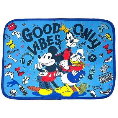 Cartoon Toalha de mesa individual de tecido impermeável Mickey Mouse, Disney, lavável e resistente ao calor, não absorve, 40 x 30 cm, 100% poliéster Cartoon Toalha de mesa individual de tecido impermeável Mickey Mouse, Disney, lavável e resistente ao calor, não absorve, 40 x 30 cm, 100% poliéster