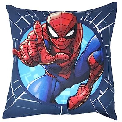 Theonoi Capa de almofada decorativa para crianças , 40 x 40 cm, sem enchimento, sem almofada, feita de algodão (Spiderman) Theonoi Capa de almofada decorativa para crianças , 40 x 40 cm, sem enchimento, sem almofada, feita de algodão (Spiderman)