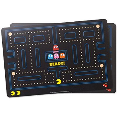 Balvi Pac-Man individual de plástico. Conjunto de duas unidades Balvi Pac-Man individual de plástico. Conjunto de duas unidades