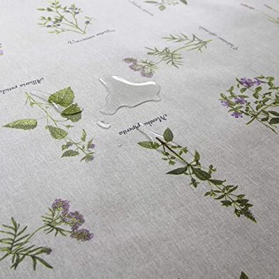 HAPPERS Toalha de mesa estampada impermeável e antimanchas, 140 x 240, design vivo HAPPERS Toalha de mesa estampada impermeável e antimanchas, 140 x 240, design vivo