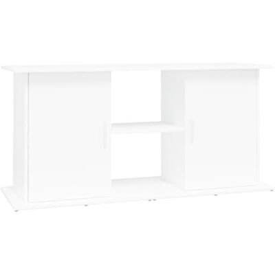 vidaXL Suporte para aquário madeira de engenharia branco 121 x 41 x 58 cm vidaXL Suporte para aquário madeira de engenharia branco 121 x 41 x 58 cm