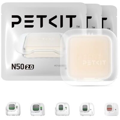 PETKIT Eliminador de odores para areia gatos auto-limpeza Pura MAX 2 e PUROBOT MAX PRO 2, controlo de odores de sanita para gatos (embalagem de 3) PETKIT Eliminador de odores para areia gatos auto-limpeza Pura MAX 2 e PUROBOT MAX PRO 2, controlo de odores de sanita para gatos (embalagem de 3)