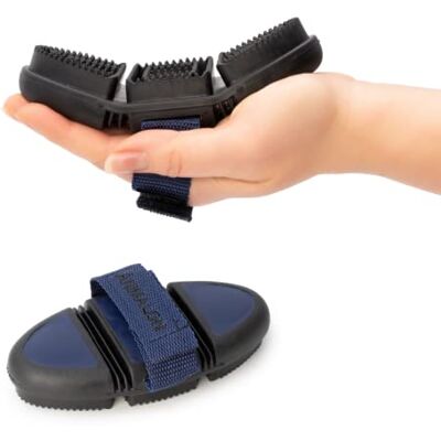 Animalon Tecido de pelo curto grande para cães, ajuda para a troca de pelos no cão, escova inovadora para cães para cuidados macios com o cabelo (pelo pequeno, azul) Animalon Tecido de pelo curto grande para cães, ajuda para a troca de pelos no cão, escova inovadora para cães para cuidados macios com o cabelo (pelo pequeno, azul)