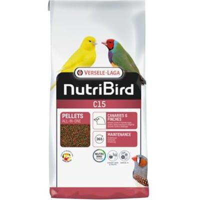 Versele-Laga Nutribird C15 1 kg Alimento completo para canários, aves selvagens e exóticas, grãos selecionados Versele-Laga Nutribird C15 1 kg Alimento completo para canários, aves selvagens e exóticas, grãos selecionados