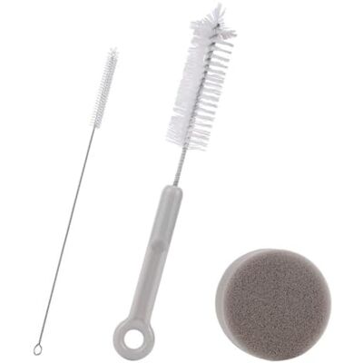 DONGKER Kit de limpeza de fonte de água para animais de estimação: escova e esponja, comedouro de caneca e dispensador de água automático DONGKER Kit de limpeza de fonte de água para animais de estimação: escova e esponja, comedouro de caneca e dispensador de água automático