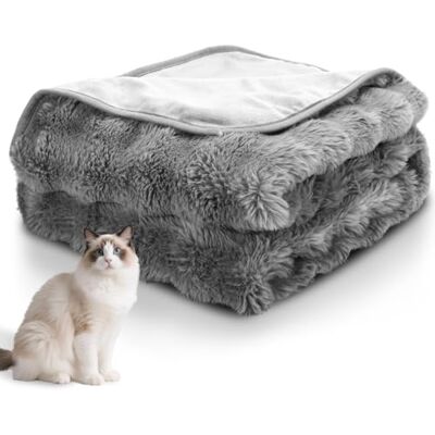 Nobleza Manta Impermeable Perro, Manta Suave de Felpa para Perros, Gatos, M 100 x 80 cm, Reversible, Lavable Mascotas de Fugas para Sofá y Cama, Gris Nobleza Manta Impermeable Perro, Manta Suave de Felpa para Perros, Gatos, M 100 x 80 cm, Reversible, Lavable Mascotas de Fugas para Sofá y Cama, Gris