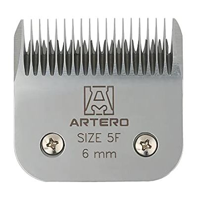 ARTERO Lâmina de cerâmica A5. Lâmina tipo A5 de cabeleireiro compatível com as marcas, Andis, Moser, Heiniger e Oster. 5F 6 mm ARTERO Lâmina de cerâmica A5. Lâmina tipo A5 de cabeleireiro compatível com as marcas, Andis, Moser, Heiniger e Oster. 5F 6 mm