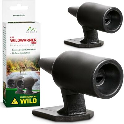Gardigo ® 2 Unidades Repelente de Javalis, Apito Repelente de Animais, Repelentes de Javalis para Carro ou Moto, Apito Ultrassônico para Carro, Anti Javalis, Repelente de Animais para Carro Auyentadores de Jabalies Coche o Moto, Silbato Ultrasonidos par Gardigo ® 2 Unidades Repelente de Javalis, Apito Repelente de Animais, Repelentes de Javalis para Carro ou Moto, Apito Ultrassônico para Carro, Anti Javalis, Repelente de Animais para Carro Auyentadores de Jabalies Coche o Moto, Silbato Ultrasonidos par