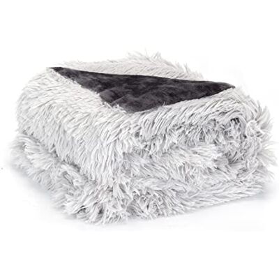 Nobleza Mantas para Cães, Manta Suave de Pelúcia para Gatos e Outros Animais de Estimação, Manta Lavável de Dois Lados, Cinza, 120 * 100cm Nobleza Mantas para Cães, Manta Suave de Pelúcia para Gatos e Outros Animais de Estimação, Manta Lavável de Dois Lados, Cinza, 120 * 100cm