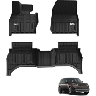 3W Tapetes de carro para Range Rover L460 2023-2024, TPE tapetes para todos TPE Thorex™ para todos os tipos de clima, ajuste personalizado 3D, adequado para cães, acessórios de carro, impermeáveis e 3W Tapetes de carro para Range Rover L460 2023-2024, TPE tapetes para todos TPE Thorex™ para todos os tipos de clima, ajuste personalizado 3D, adequado para cães, acessórios de carro, impermeáveis e