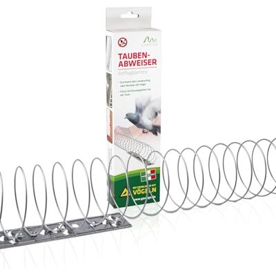 Gardigo ® Repelente para Pombas 4 Espirais de 125 cm, 5 Metros Espiral Afugentador de Pombas de Aço Inoxidável, Antipomba, Dispositivo Dissuador de Pombas, Dispositivo Dissuador de Pássaros Gardigo ® Repelente para Pombas 4 Espirais de 125 cm, 5 Metros Espiral Afugentador de Pombas de Aço Inoxidável, Antipomba, Dispositivo Dissuador de Pombas, Dispositivo Dissuador de Pássaros