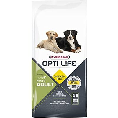 Versele-Laga OPTI Life Adult Maxi Alimentação para cães raças grandes 12,5 kg Versele-Laga OPTI Life Adult Maxi Alimentação para cães raças grandes 12,5 kg