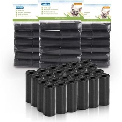 Nobleza , Sacos para cão, 1080 unidades, extra grosso, à prova de fugas, sacos para excrementos, acessórios para cães, Dog Poop Bag (72 rolos, 15 por rolo) Nobleza , Sacos para cão, 1080 unidades, extra grosso, à prova de fugas, sacos para excrementos, acessórios para cães, Dog Poop Bag (72 rolos, 15 por rolo)
