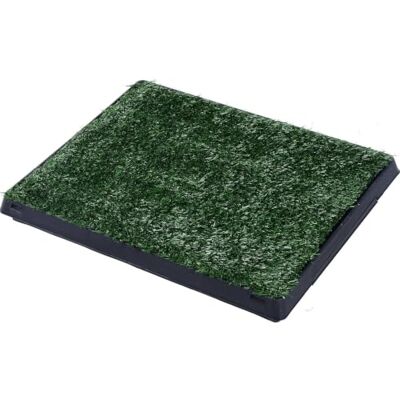 PawHut Sanitário para Cães com Relva Artificial e Bandeja Sanitária Interior para Animais de Estimação com Gaveta Lavável para Fazer 51x63x6 cm Verde PawHut Sanitário para Cães com Relva Artificial e Bandeja Sanitária Interior para Animais de Estimação com Gaveta Lavável para Fazer 51x63x6 cm Verde