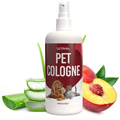 Petsly Colónia para cães e gatos com aloé vera: Desembaraçado, refrescante e hidratante, 250 ml, perfume cão com pH equilibrado fórmula vegetal para poupanças e adultos colónia cães duradoura Petsly Colónia para cães e gatos com aloé vera: Desembaraçado, refrescante e hidratante, 250 ml, perfume cão com pH equilibrado fórmula vegetal para poupanças e adultos colónia cães duradoura