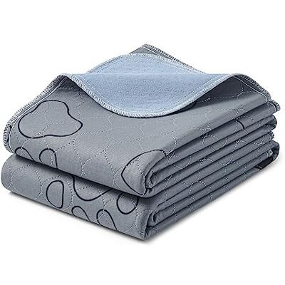 Feandrea Tapetes para filhotes laváveis 61x46cm 2 peças Cinza Feandrea Tapetes para filhotes laváveis 61x46cm 2 peças Cinza