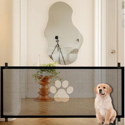 GOMETY Barreira protetora para escadas, cães e bebés, 180 x 78 cm, portátil, sem furar, para animais de estimação, portas e corredores GOMETY Barreira protetora para escadas, cães e bebés, 180 x 78 cm, portátil, sem furar, para animais de estimação, portas e corredores