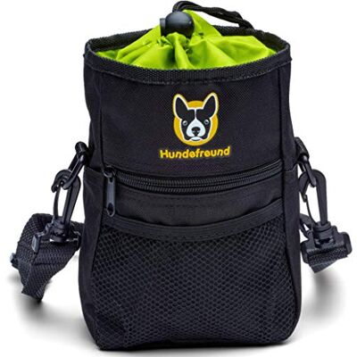 Hundefreund Saco para prémios, 4 em 1, com alça de cintura, clipe de cinto, presilhas e tiracolo, bolsa de guloseimas para cães com 4 compartimentos Hundefreund Saco para prémios, 4 em 1, com alça de cintura, clipe de cinto, presilhas e tiracolo, bolsa de guloseimas para cães com 4 compartimentos