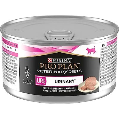 Purina PRO PLAN VET FELINE UR URINARY MOUSSE PAVO caixa 24X 195GR Purina PRO PLAN VET FELINE UR URINARY MOUSSE PAVO caixa 24X 195GR