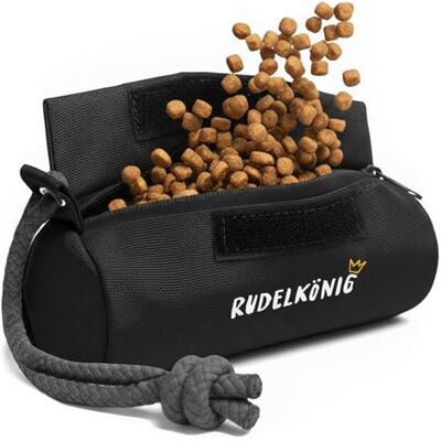 Rudelkönig Bolsa petiscos cães Treinamento cão dummy Bolsa Duradoura para Recompensas e Adestramento Canino, Preto Rudelkönig Bolsa petiscos cães Treinamento cão dummy Bolsa Duradoura para Recompensas e Adestramento Canino, Preto