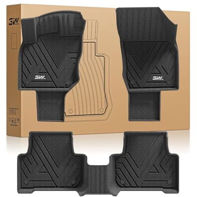 3W Tapetes de carro para Volkswagen Tiguan 3 2025 2026, Thorex tapetes para todos os tipos de clima para Volkswagen Tiguan a 1ª e 2ª fila conjunto completo, suporta cães, acessórios 3W Tapetes de carro para Volkswagen Tiguan 3 2025 2026, Thorex tapetes para todos os tipos de clima para Volkswagen Tiguan a 1ª e 2ª fila conjunto completo, suporta cães, acessórios