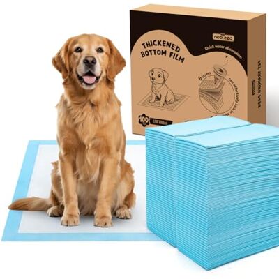 Nobleza Empapadores Perros 60x90cm Fraldas Descartáveis para Cães, 100 Unidades Tapete Toalhas Higiénicas Absorventes e Anti-Fuga Empapadores para Animais de Estimação, Empapadores para Cães Nobleza Empapadores Perros 60x90cm Fraldas Descartáveis para Cães, 100 Unidades Tapete Toalhas Higiénicas Absorventes e Anti-Fuga Empapadores para Animais de Estimação, Empapadores para Cães